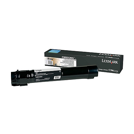 Оригінальний тонер Black Lexmark C950 (C950X2KG) - 1