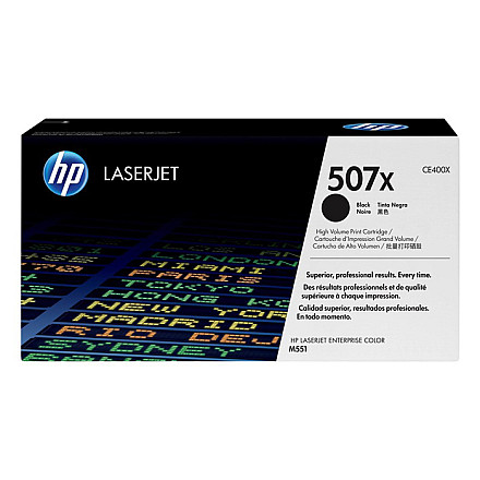 Оригінальний тонер Black HP LaserJet Enterprise 500 Color M551, M575, Pro 500 M570 (507X CE400X) - 1