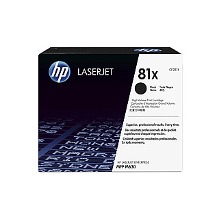 Оригінальний тонер чорний HP LaserJet Enterprise M605, M606, M630 (81X CF281X)