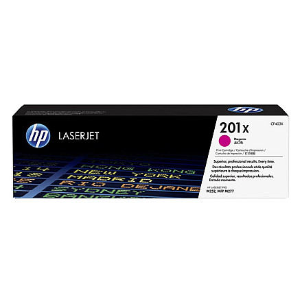 Oryginalny Toner Magenta HP Color LaserJet Pro M252, M277 MFP (201X CF403X) - 1