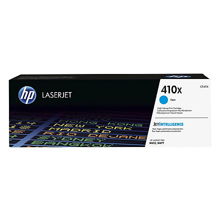 Оригінальний тонер Cyan HP Color LaserJet Pro M377, M452, M477 (410X CF411X) - 1
