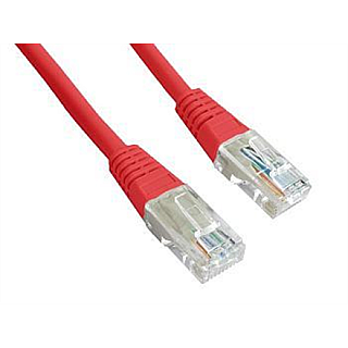 Kabel eksperta | CAT 5e | Kabel patch | Męski | RJ-45 | Męski | RJ-45 | Czerwony | 0,5 m
