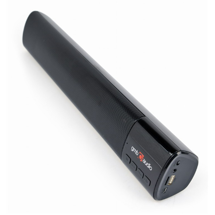 Gembird | Soundbar Bluetooth | SPK-BT-BAR400-01 | 2 x 5 W | Bluetooth | Czarny | Przenośny | Połączenie bezprzewodowe - 1