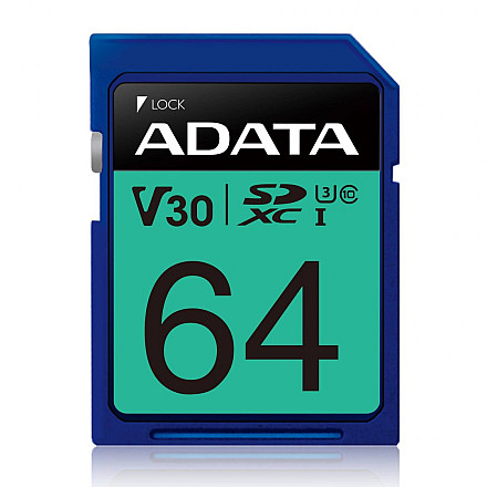 ADATA | Premier Pro | UHS-I | 64 GB | SDXC | Памʼять flash klasy 10 - 2