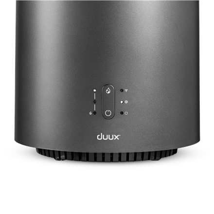Duux | Threesixty Smart Fan + Heater Gen2 | 1800 W | Liczba poziomów mocy | Odpowiedni do pomieszczeń do m³ | Odpowiedni do pomieszczeń do 30 m² | Pojemność zbiornika wody L | Szary | Wydajność nawilż - 5