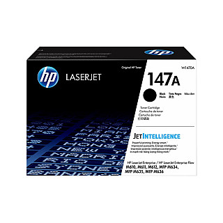 Оригінальний тонер чорний HP LaserJet Enterprise M610, M611, M612, MFP M634, MFP M635, MFP M636 (147A W1470A)