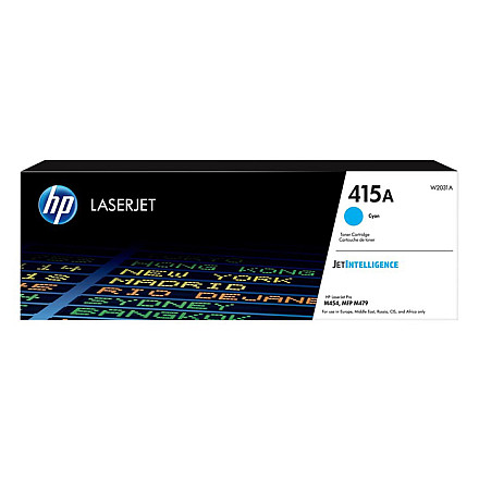 Оригінальний тонер Cyan HP Color LaserJet Color Pro M454, M479, MFP M454, MFP M479, Enterprise M455, MFP M480, Managed E45028, E47528 (415A… - 1