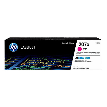 Oryginalny Toner Magenta HP Color LaserJet Pro M255, MFP M282, MFP M283, M283 (207X W2213X) - 1