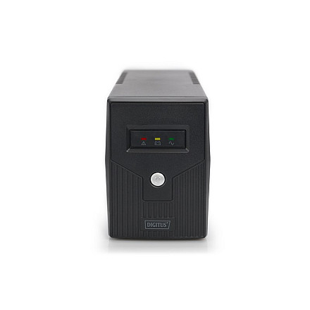 Digitus | Line-Interactive UPS | Line-Interactive UPS DN-170063, 600VA, 360W, 1x akumulator 12V/7Ah, 2x gniazdo CEE 7/7, 2x RJ-11, 1x USB… - 5