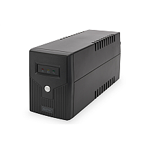 Digitus | Line-Interactive UPS | Line-Interactive UPS DN-170063, 600VA, 360W, 1x akumulator 12V/7Ah, 2x gniazdo CEE 7/7, 2x RJ-11, 1x USB…