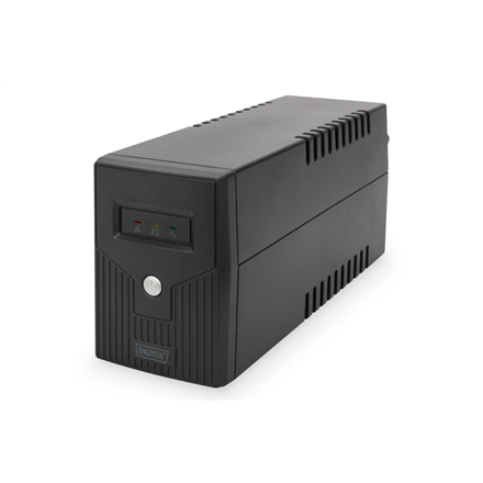Digitus | Line-Interactive UPS | Line-Interactive UPS DN-170063, 600VA, 360W, 1x akumulator 12V/7Ah, 2x gniazdo CEE 7/7, 2x RJ-11, 1x USB… - 1