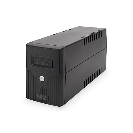 Digitus | Line-Interactive UPS | Line-Interactive UPS DN-170063, 600VA, 360W, 1x akumulator 12V/7Ah, 2x gniazdo CEE 7/7, 2x RJ-11, 1x USB… - 4