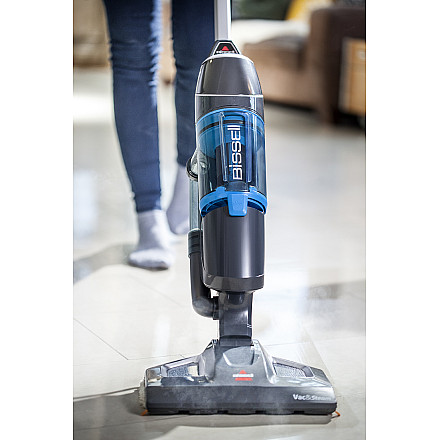 Bissell | Vacuum and steam cleaner | Vac & Steam | Power 1600 W | Steam pressure Not Applicable. Works with Flash Heater Technology bar | Water tank capacity 0.4 L | Blue/Titanium - 3