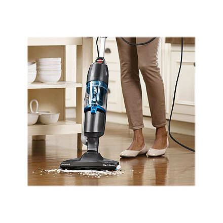 Bissell | Vacuum and steam cleaner | Vac & Steam | Power 1600 W | Steam pressure Not Applicable. Works with Flash Heater Technology bar | Water tank capacity 0.4 L | Blue/Titanium - 11
