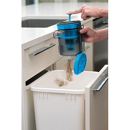 Bissell | Vacuum and steam cleaner | Vac & Steam | Power 1600 W | Steam pressure Not Applicable. Works with Flash Heater Technology bar | Water tank capacity 0.4 L | Blue/Titanium - 4