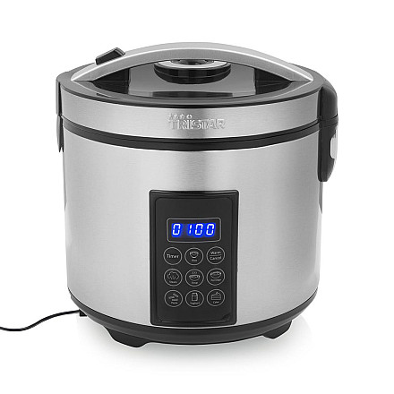 Tristar Digital Rice and Steam Cooker RK-6138 900 W 2.2 L - 1