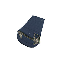 Outwell Camper Lux Sleeping Bag, Right Zipper, Blue