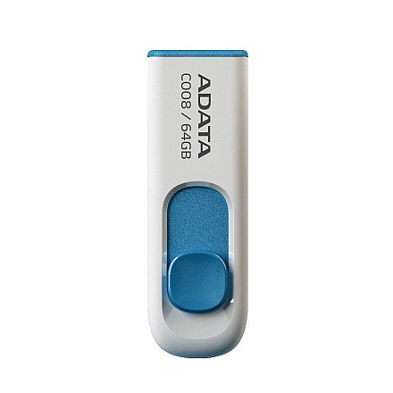ADATA | C008 | 64 GB | USB 2.0 | Biało/Niebieski - 3