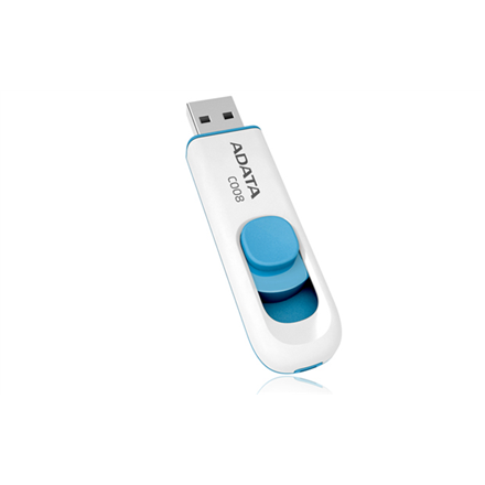 ADATA | C008 | 64 GB | USB 2.0 | Biało/Niebieski - 1