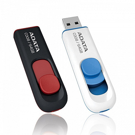ADATA | C008 | 64 GB | USB 2.0 | Biało/Niebieski - 5