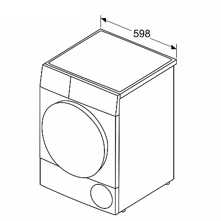 Bosch Dryer Machine with Heat Pump WQG245DXSN - 7