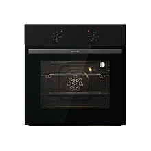 Gorenje Oven | BO6615E01B | 60 L | Electric | EnamelClean | Push pull buttons | Height 59.5 cm | Width 59.5 cm | Stainless steel
