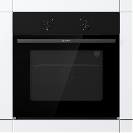 Gorenje Oven | BO6615E01B | 60 L | Electric | EnamelClean | Push pull buttons | Height 59.5 cm | Width 59.5 cm | Stainless steel - 4