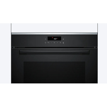 Bosch Oven | HBA272BB3 | 71 L | Electric | Pyrolysis/Hydrolytic | Touch control | Height 59.5 cm | Width 59.4 cm | Black - 2