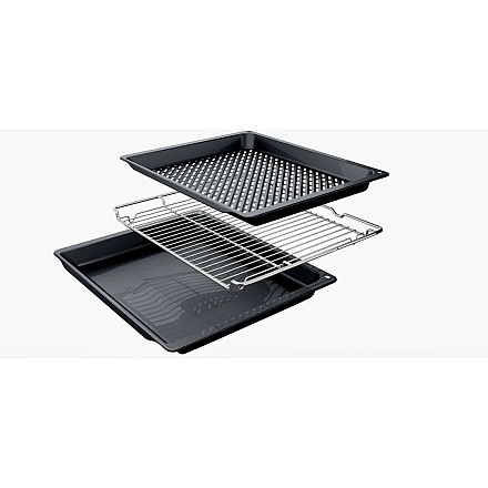 Bosch Oven | HBA272BB3 | 71 L | Electric | Pyrolysis/Hydrolytic | Touch control | Height 59.5 cm | Width 59.4 cm | Black - 6