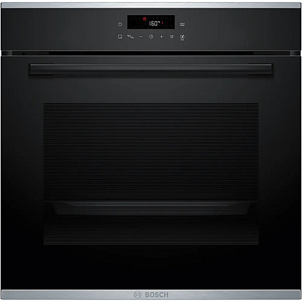 Bosch Oven | HBA272BB3 | 71 L | Electric | Pyrolysis/Hydrolytic | Touch control | Height 59.5 cm | Width 59.4 cm | Black - 1