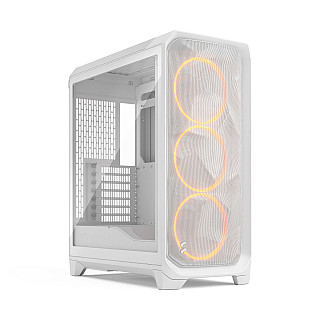 Fractal Design Meshify 3 | White RGB TG Clear Tint | Mid-Tower | Power supply included No | ATX