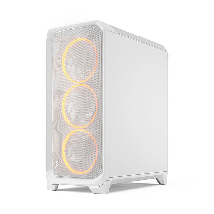 Fractal Design Meshify 3 | White RGB TG Clear Tint | Mid-Tower | Power supply included No | ATX - 5