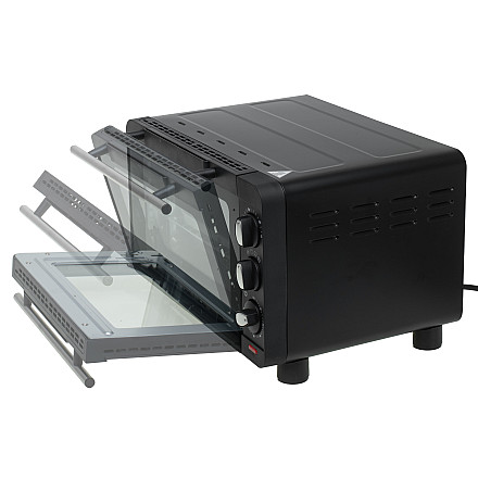 Piekarnik elektryczny Adler | AD 6029 | 14 L | 1200 W | Czarny - 3