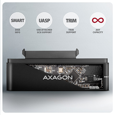 Адаптер AXAGON ADSA-FPX USB-C 10Gbps - SATA 6G 2,5
