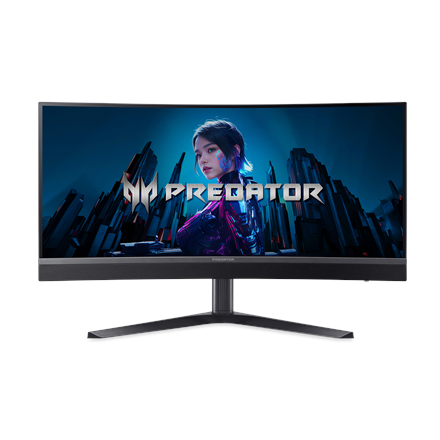 Acer Predator X34 V3bmiiphuzx Series | 34 " | VA | 21:9 | 180 Hz | 1 ms | 3440 x 1440 pikseli | 600 cd/m² | Porty HDMI w ilości 2 | Czarny - 1