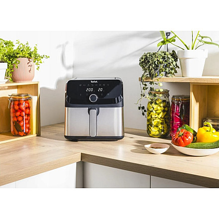 TEFAL Easy Fry Mega Air Fryer | EY855D10 | Power 1700 W | Capacity 7.5 L | Black - 9