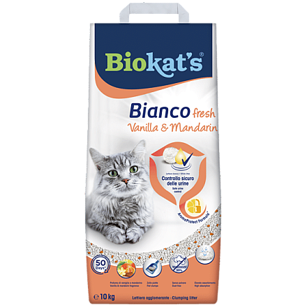 Наповнювач для кота: Gimborn Biokats Fresh Vanilla|Mandarin 10 кг - 1