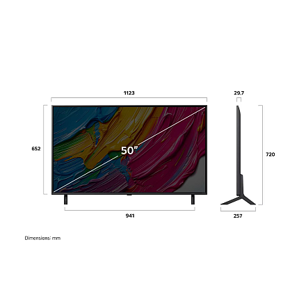 LG 50QNED80A3A | 50 | Smart TV | webOS 25 | UHD | чорний - 4