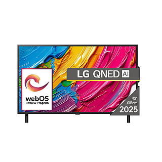 LG 43QNED80A3A | 43 | Smart TV | webOS 25 | UHD | чорний