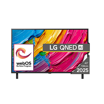 LG 43QNED80A3A | 43 | Smart TV | webOS 25 | UHD | чорний - 1