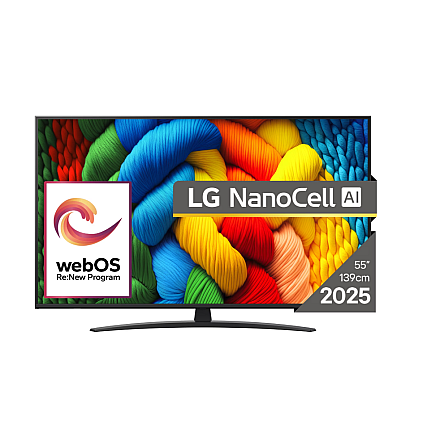LG 55NANO81A3A | 55 | Smart TV | webOS 25 | UHD - 1
