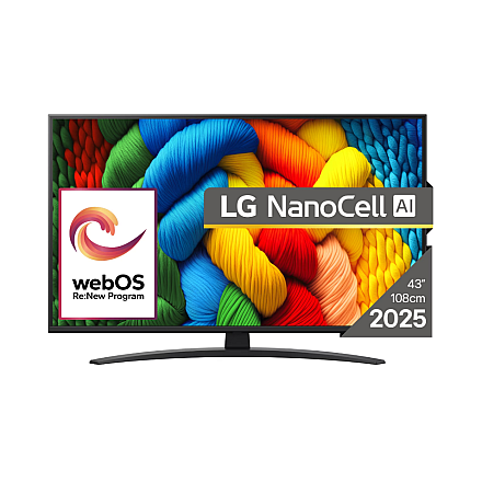 LG 43NANO81A3A | 43 | Smart TV | webOS 25 | UHD - 1