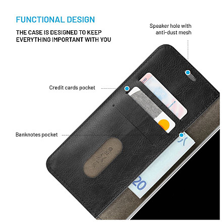 Fixed Opus | Book Case | Xiaomi | 15 | Leather | Black - 4