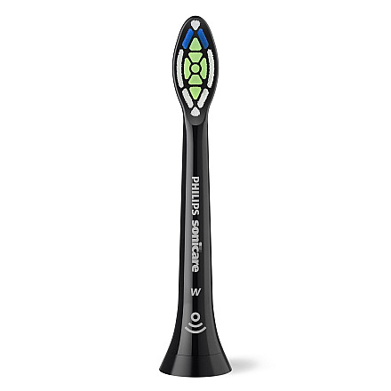 Philips Wymienne główki szczoteczki | HX6062/88 Sonicare Optimal White | Główki | Dla dorosłych | Liczba główek szczoteczki w zestawie 2 | Czarny - 2