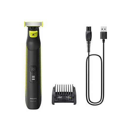 Philips OneBlade Pro Face and Body QP6506/15, 5-in-1 Adjustable comb, Wet and Dry use, LED digital display | Philips - 1