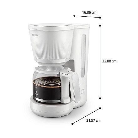 Philips Кавомашина з filtrem | HD7411/00 seria 3000 | Drip | 915-1080 W | білий - 4