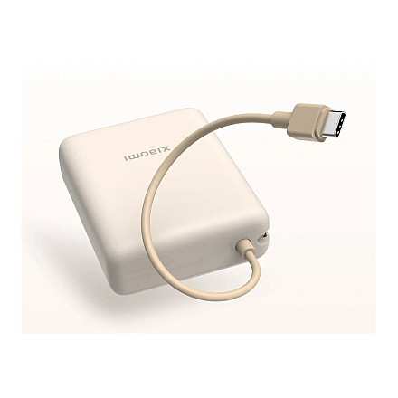 Power Bank Xiaomi 33W (zintegrowany kabel) | 10000 mAh | USB-C | Tan - 6