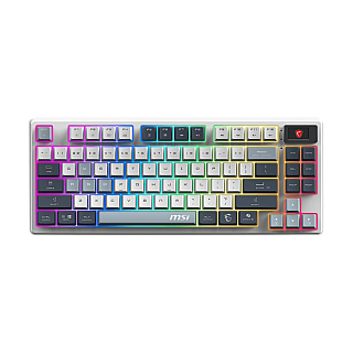MSI FORGE GK600 TKL WIRELESS SKY Клавіатура для gier Bezпровідна USA