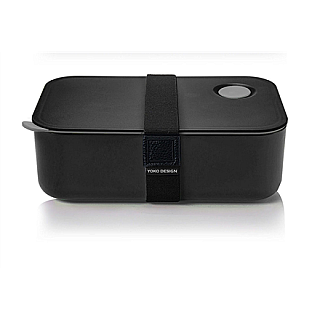 Yoko Design 1386-7850B Lunch Box, чорний, ємність 1 l, без bisfenolu A (BPA)