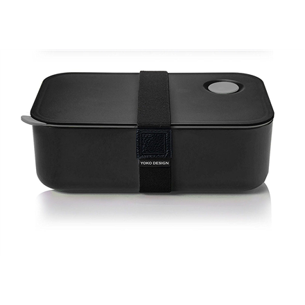 Yoko Design 1386-7850B Lunch Box, чорний, ємність 1 l, без bisfenolu A (BPA) - 1